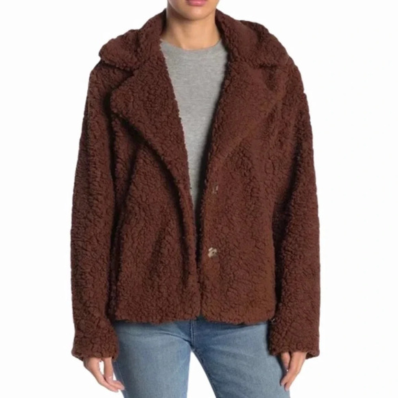 Caslon NWOT Faux Shearling Jacket Women M - Picture 10 of 14